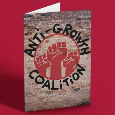 Anti-Growth Coalition Greetings Card