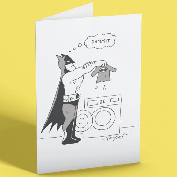 Batman "Dammit" Greetings Card