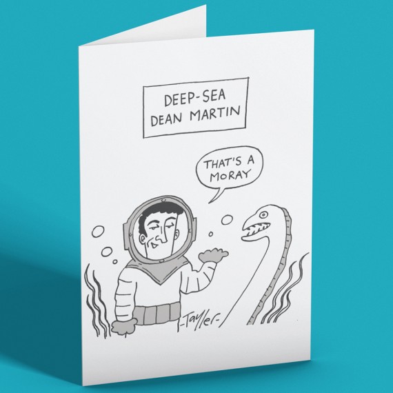 Deep Sea Dean Martin Greetings Card