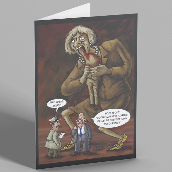 May The Devourer Greetings Card