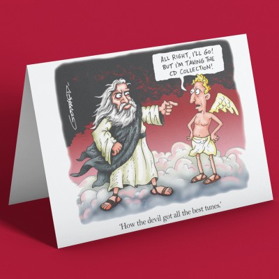 How The Devil Got All The Best Tunes Greetings Card