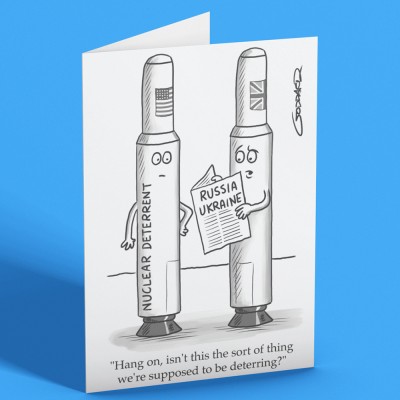 Nuclear Deterrent Greetings Card