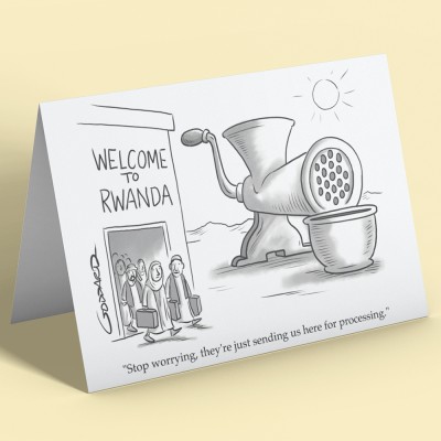 Rwanda Processing Greetings Card