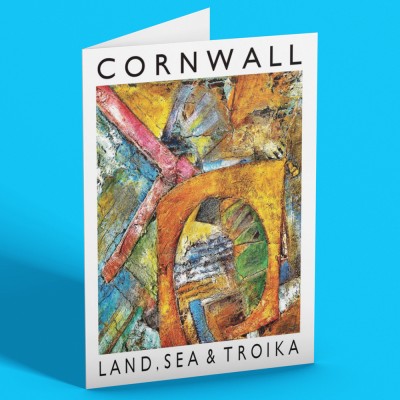 Cornwall: Land, Sea & Troika by Hadrian Richards Greetings Card