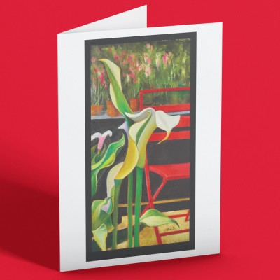 The Judges' Chair by Hadrian Richards Greetings Card