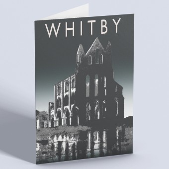 Whitby by Hadrian Richards Greetings Card