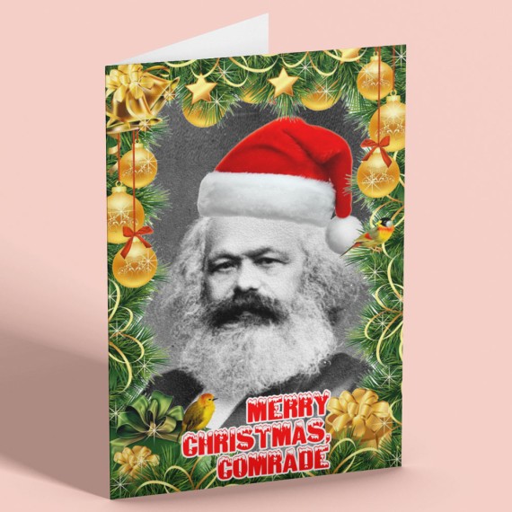 Merry Christmas, Comrade! Greetings Card