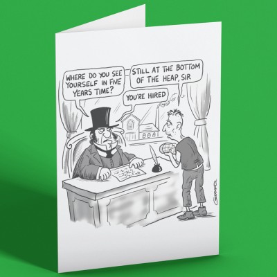 Mill Interview Greetings Card