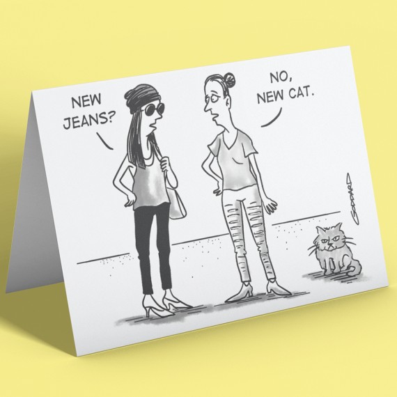 New Jeans?? Greetings Card