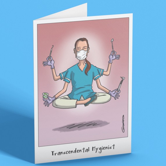 Transcendental Hygienist Greetings Card