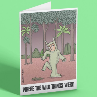 Where The Wild Things Were Greetings Card