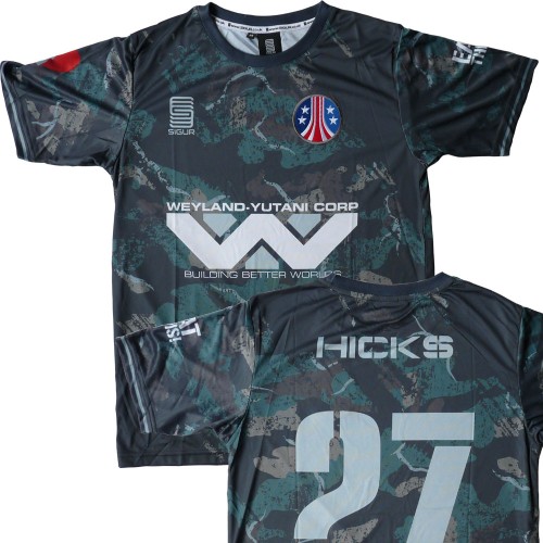 alien nation フットボールシャツ フリーサイズ エイリアンネイション aliens-hicks-football-