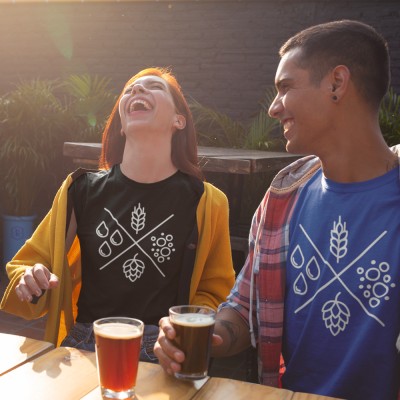 Iconographic Beer Ingredients (Large Print)