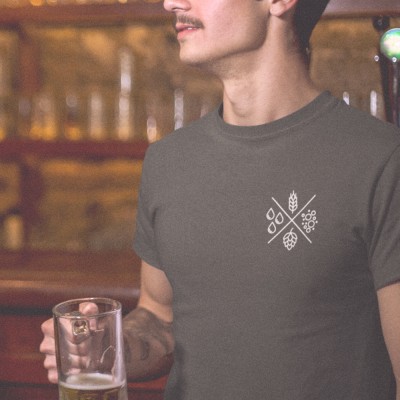 Iconographic Beer Ingredients (Pocket Print)