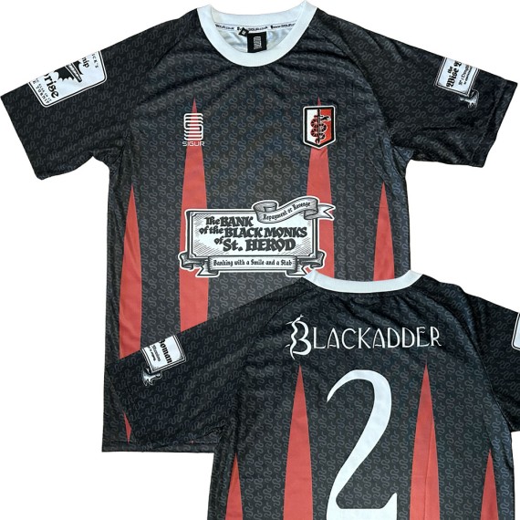 Inspired by Blackadder II: Edmund Blackadder Football Shirt