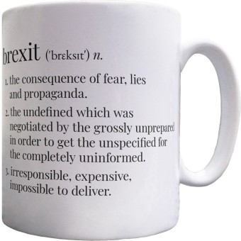 Brexit Definition Ceramic Mug