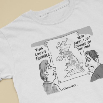 Coughed On The Map T-Shirt
