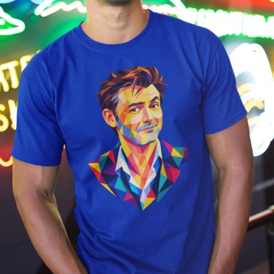 David Tennant Polygon Portrait