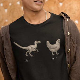 Deinonychus vs Chicken T-Shirt