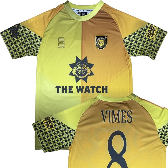 Inspired by Discworld: Samuel "Sam" Vimes Football Shirt