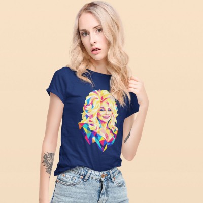 Dolly Parton Polygon Portrait