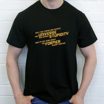 Albert Einstein "Stupidity" Quote T-Shirt