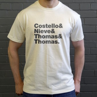 Elvis Costello & The Attractions Line-Up T-Shirt