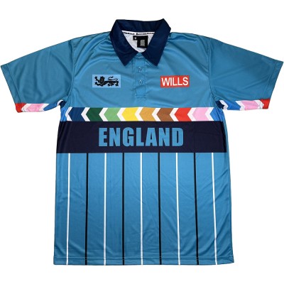 England 1996 World Cup Retro Cricket Shirt
