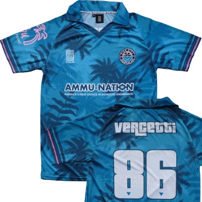 Inspired by Grand Theft Auto; Vice City: Tommy Vercetti Football Shirt