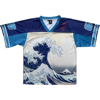 Hokusai The Great Wave Off Kanagawa Ice Hockey Shirt