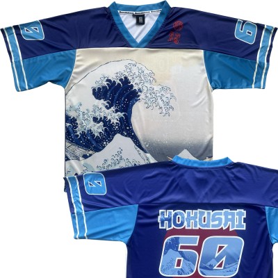 Hokusai The Great Wave Off Kanagawa Ice Hockey Shirt