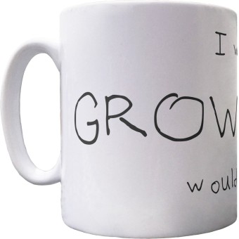 I Was Hoping Growing Old Would Take Longer Ceramic Mug