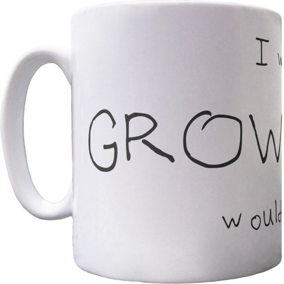 I Was Hoping Growing Old Would Take Longer Ceramic Mug