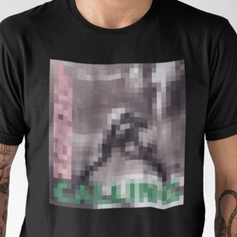 Smashing Bass: Pixelated Artwork T-Shirt