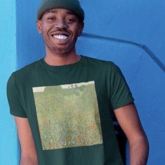 Gustav Klimt "Blooming Poppies" T-Shirt