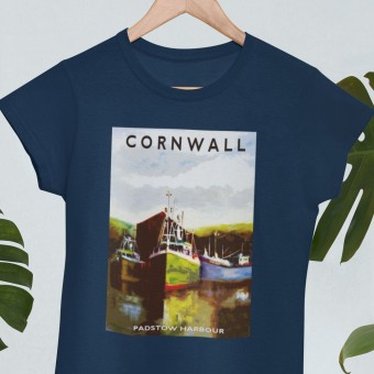 Cornwall: Padstow Harbour by Hadrian Richards T-Shirt