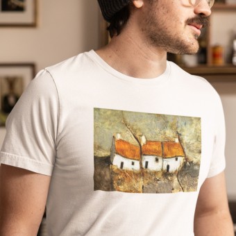 The Three Cottages by Hadrian Richards T-Shirt