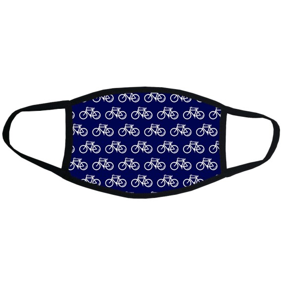 Happiness is Bicycle Shaped (Pattern) Face Mask