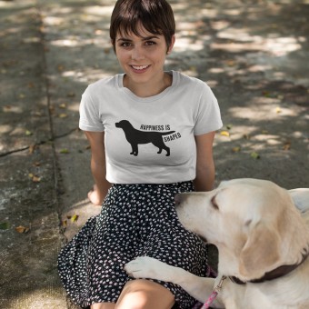 Happiness is Dog Shaped T-Shirt