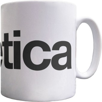 Helvetica Ceramic Mug