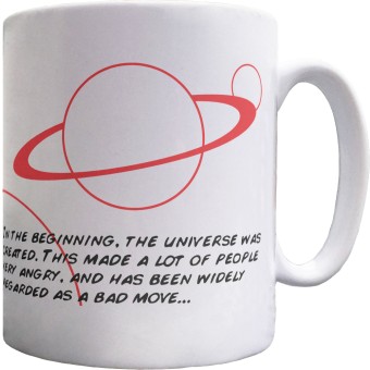 Hitch-Hikers' Guide "In The Beginning" Ceramic Mug