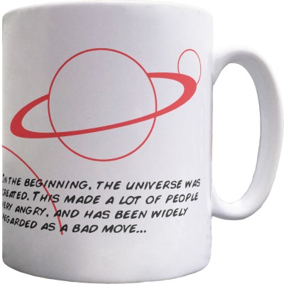 Hitch-Hikers' Guide "In The Beginning" Ceramic Mug