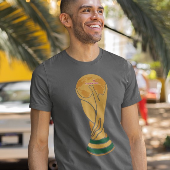 It's Coming Home World Cup Trophy TShirt RedMolotov