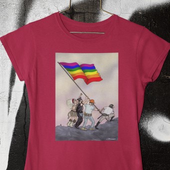 Iwo Jima Pride Flag T-Shirt