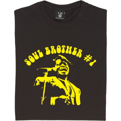 James Brown: Soul Brother Number One T-Shirt | RedMolotov