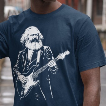 Karl Marx Guitarist T-Shirt