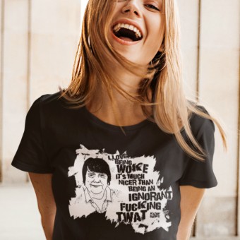 Kathy Burke "Woke" Quote T-Shirt