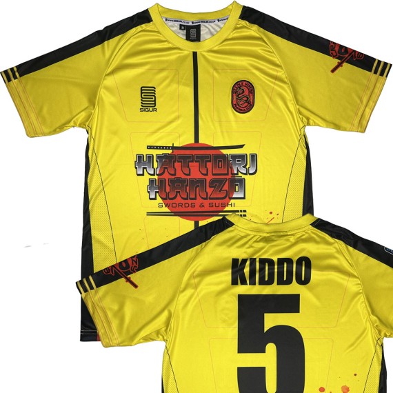 Inspired by Kill Bill: Beatrix Kiddo Football Shirt