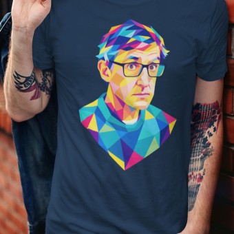Louis Theroux Polygon Portrait T-Shirt
