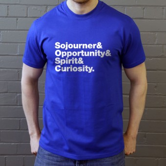 NASA Mars Rover Line-Up T-Shirt